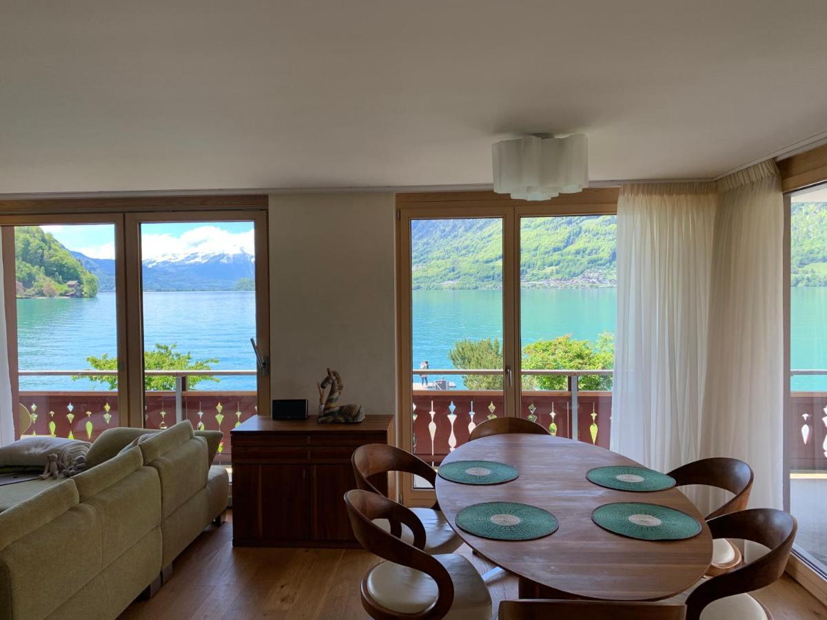 Seehaus Lake View 3-Bedroom Apartment Iseltwald Dış mekan fotoğraf