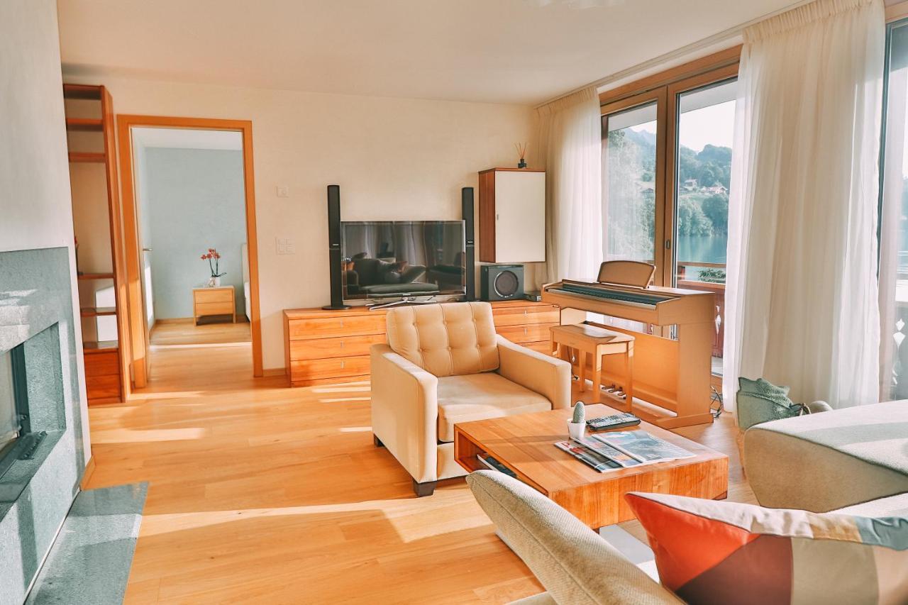 Seehaus Lake View 3-Bedroom Apartment Iseltwald Dış mekan fotoğraf