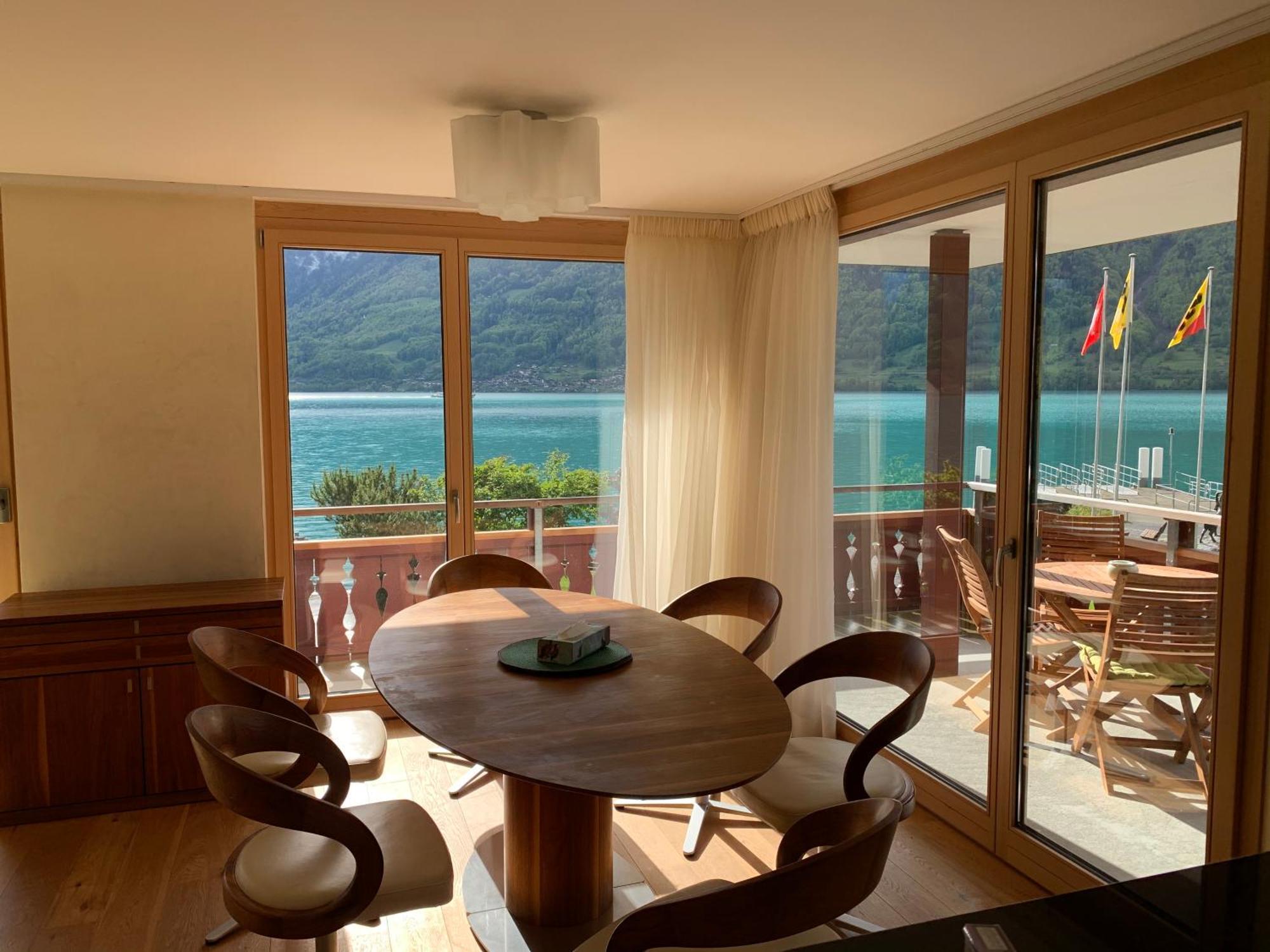Seehaus Lake View 3-Bedroom Apartment Iseltwald Dış mekan fotoğraf